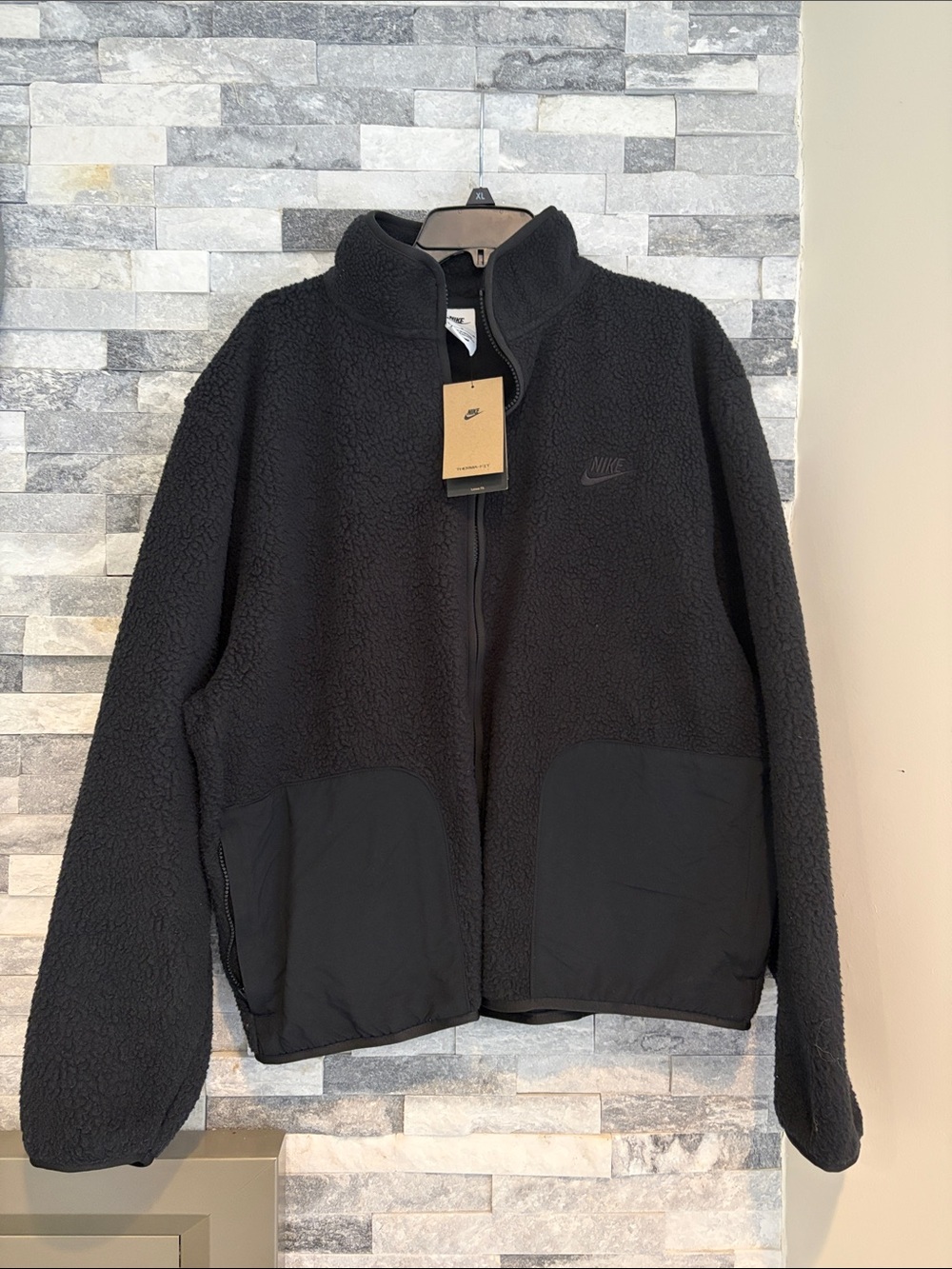Nike club therma-fit sherpa coaches fleece jacket men's new with tags medium